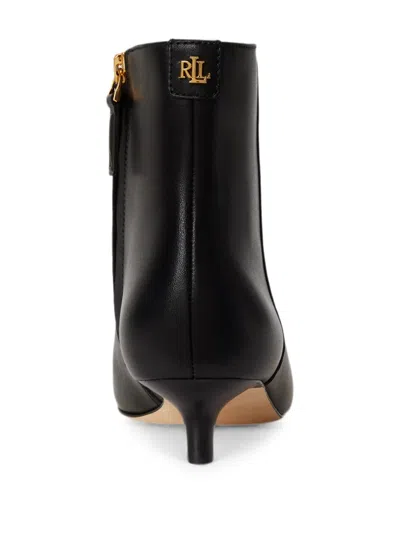 Ralph Lauren Francesca Pointed-toe Ankle Boots In Multi