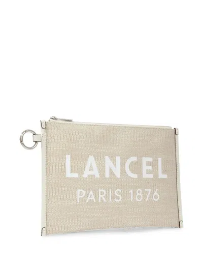 Lancel Logo-print Pouch In Pattern