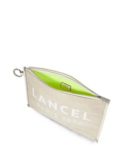 Lancel Logo-print Pouch In Pattern