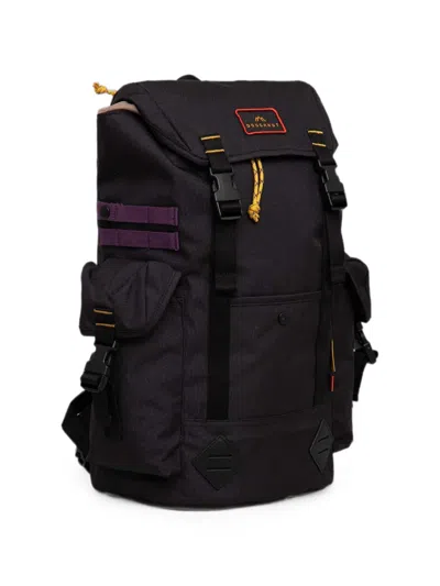 Doughnut Grounder Happy Camper Backpack In Black
