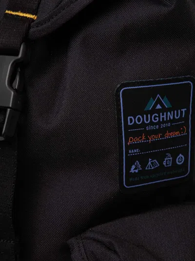 Doughnut Grounder Happy Camper Backpack In Black