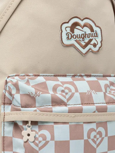 Doughnut Mini Logo-patch Backpack In Neutral