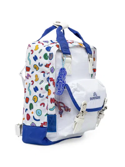 Doughnut Graphic-print Backpack In White