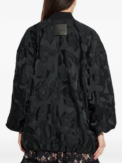 Allsaints Bayse Oversized Bomber Jacket In Black