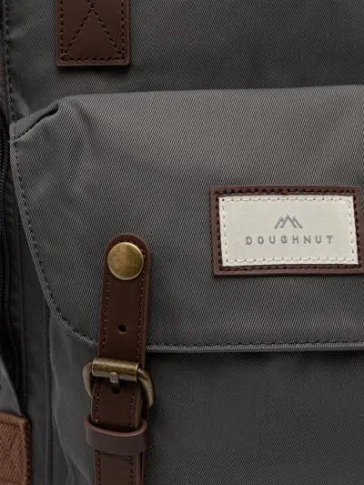 Doughnut Macaroon Buckled Backpack In Gray