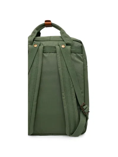 Doughnut Macaroon Buckled Backpack In Green