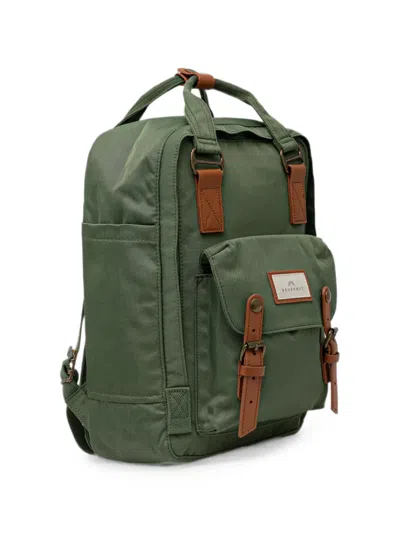 Doughnut Macaroon Buckled Backpack In Green