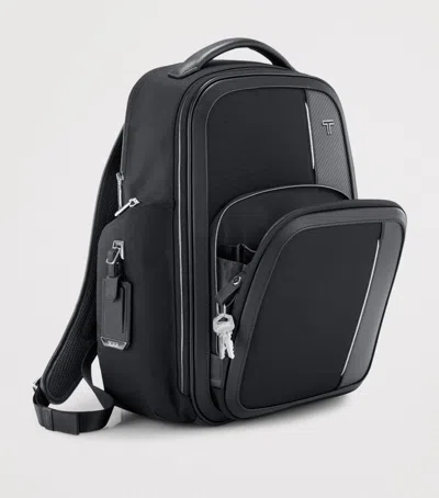Tumi Leather Arrivé Barker Backpack In Red