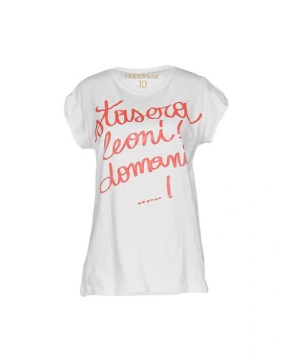Happiness T-shirts In White