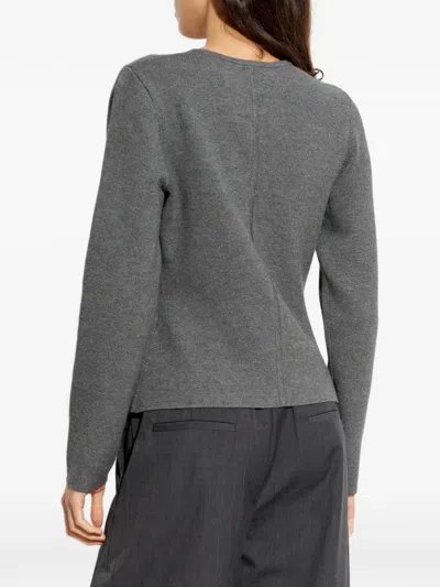 Samsoe & Samsoe Salula Button-up Cardigan In Gray