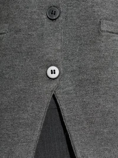 Samsoe & Samsoe Salula Button-up Cardigan In Gray