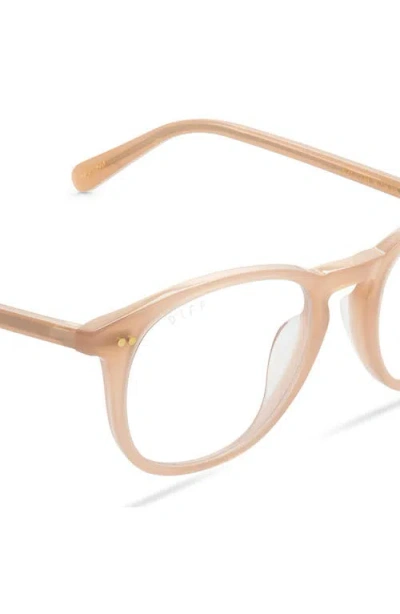 Diff Jaxson 49mm Blue Light Blocking Glasses In Brown