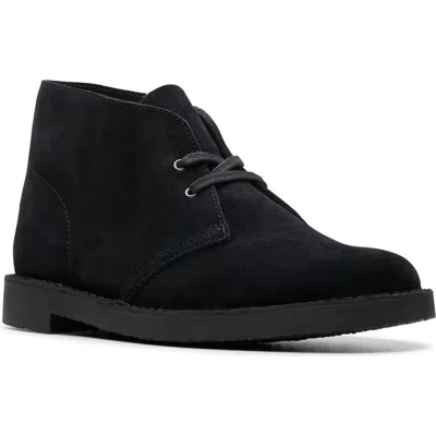 Clarks Shepton Chukka Boot In Black