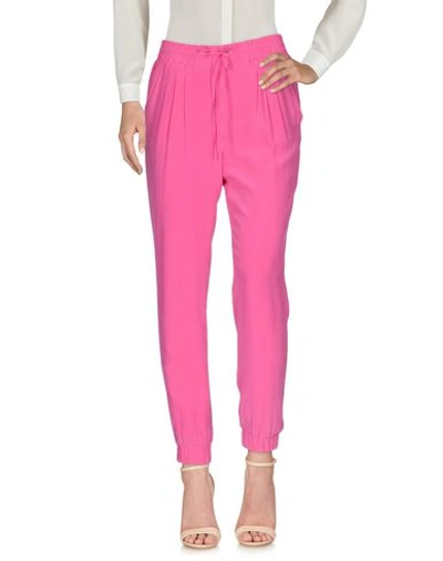 Band Of Outsiders Casual Pants In Fuchsia