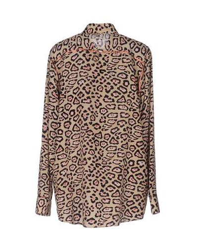 Shop Givenchy Patterned Shirts & Blouses In Beige