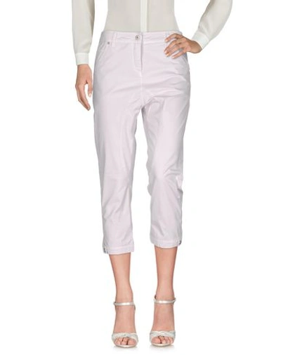 Dondup Cropped Pants & Culottes In Light Grey