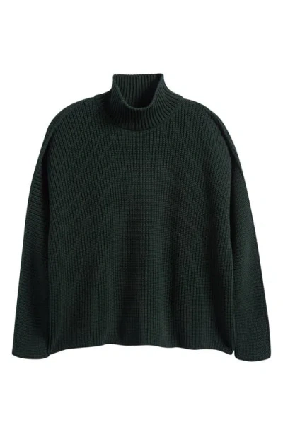 Frank & Eileen Montecito Turtleneck Sweater In Green