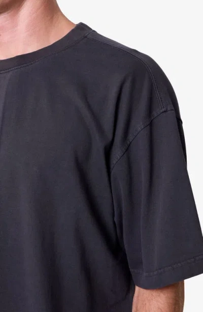 Mnml Heavy Basic Boxy Cotton T-shirt In Black