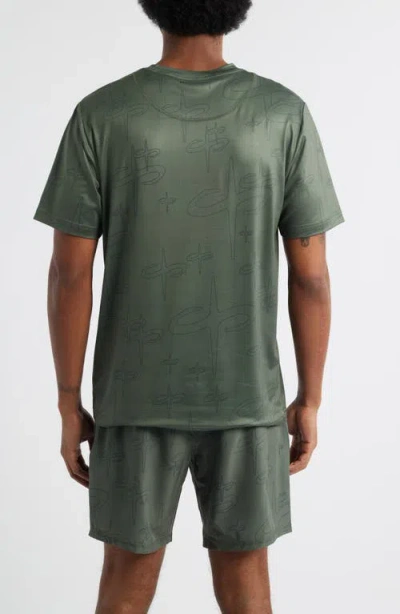 Santo Studio Tempo Tech T-shirt In Green