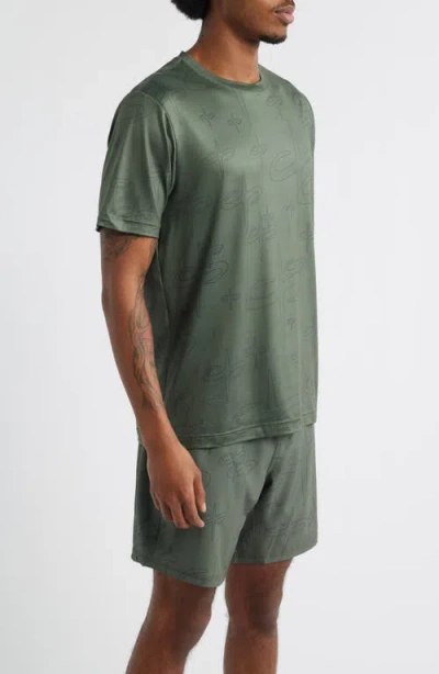 Santo Studio Tempo Tech T-shirt In Green