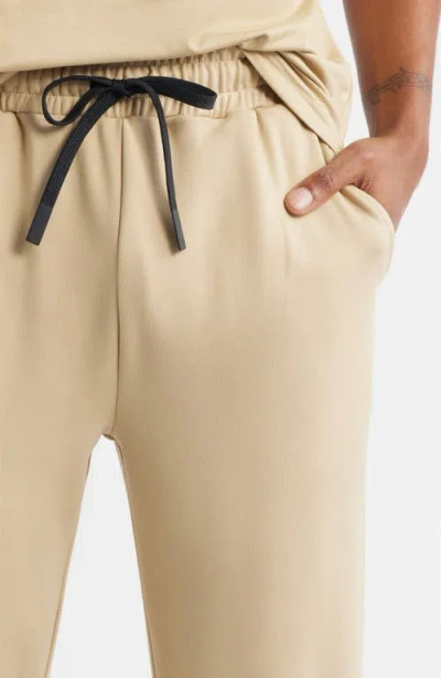 Santo Studio Tempo Drawstring Pants In Neutral