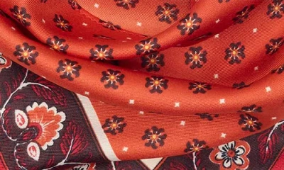 Bcbgeneration Block Print Triangular Scarf In Orange