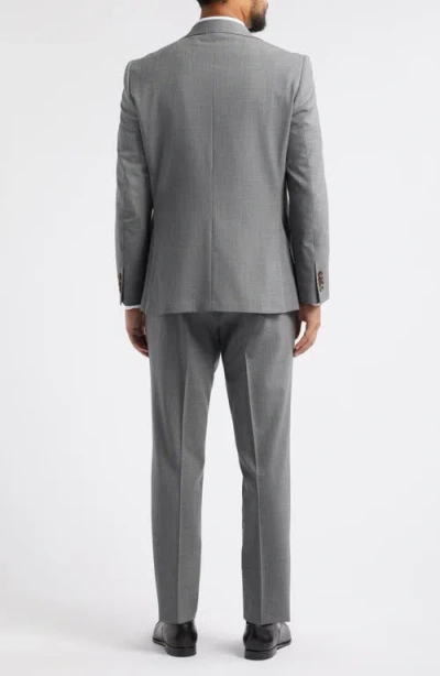 Jack Victor Espirit Solid Stretch Wool Suit In Gray