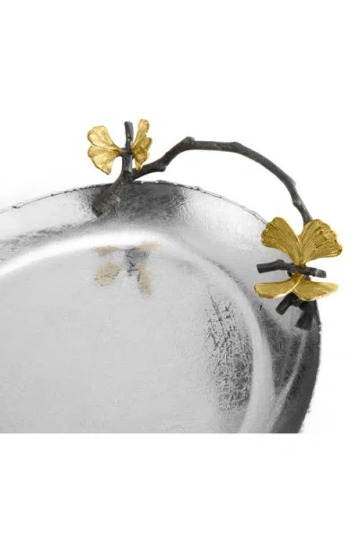 Michael Aram Butterfly Ginkgo Medium Tray In Silver