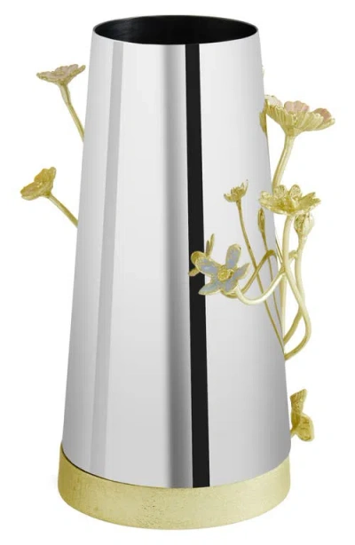 Michael Aram Wildflowers Medium Vase In Silver