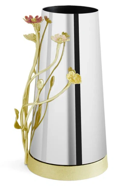Michael Aram Wildflowers Medium Vase In Silver