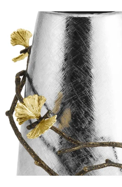 Michael Aram Butterfly Ginkgo Small Vase In Silver