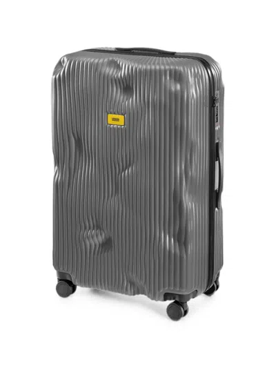 Crash Baggage Large Stripe Suitcase In Orange