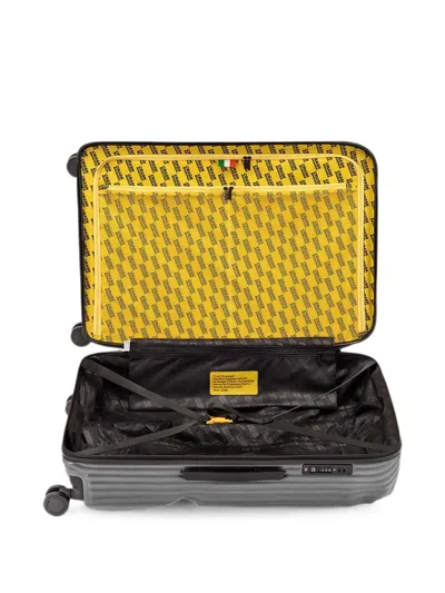 Crash Baggage Large Stripe Suitcase In Orange