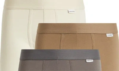Nordstrom 3-pack Boxer Briefs In Brown