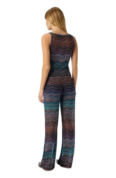 Missoni Chevron-pattern Sequin-detail Top In Multi