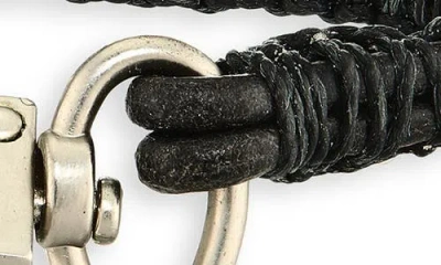 Caputo & Co . Zig Zag Macramé Bracelet In Multi
