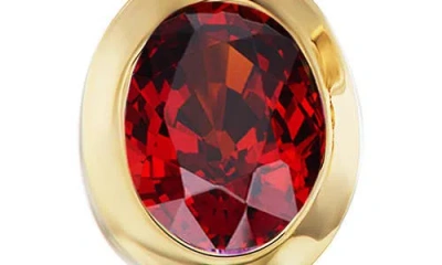 Uniform Object Ruby & Diamond Tusk Drop Earrings In Multi