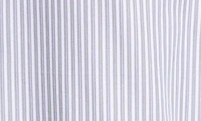Leset Yoshi Stripe Cotton Blend Drawstring Pants In Blue