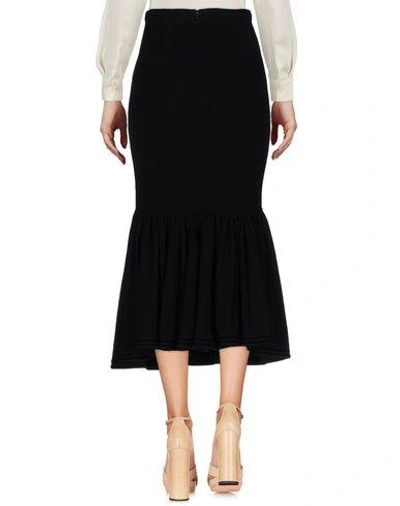 Shop Givenchy 3/4 Length Skirt In Black