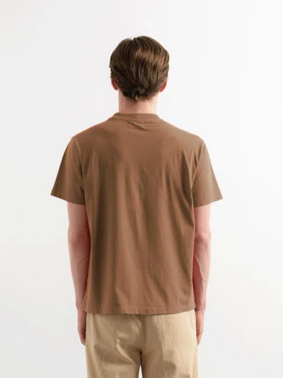 Edmmond Studios Avant Garde Printed T-shirt In Brown