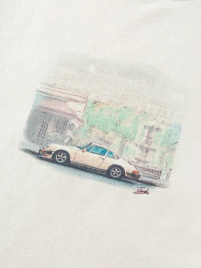 Edmmond Studios Chasing Classics Printed Sweatshirt In White