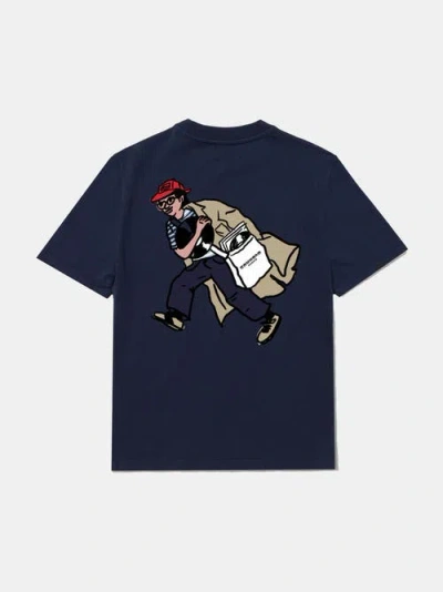 Edmmond Studios Melomaniac Printed T-shirt In Blue