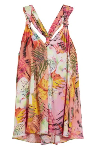 Desigual Mixed Print Romper In Multi