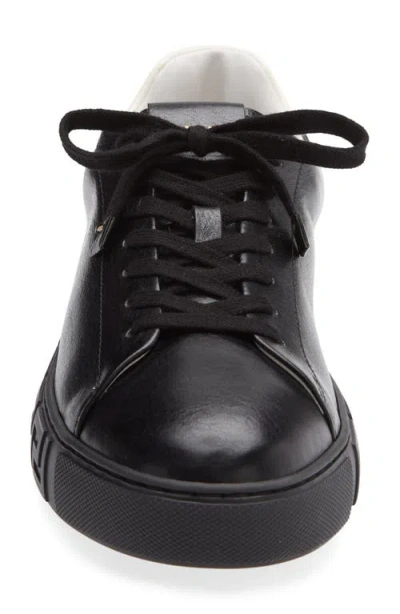 Versace Greca Leather Sneakers In Multi