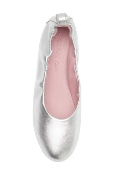 Robert Zur Mona Flat In Metallic