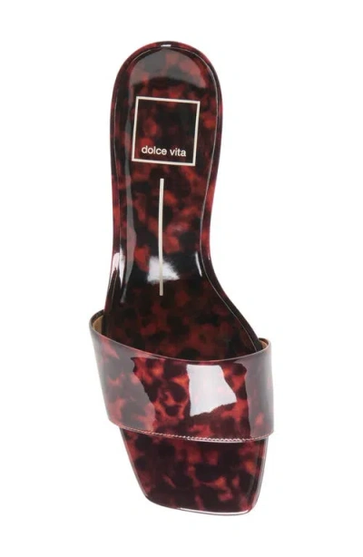 Dolce Vita Rexa Kitten Heel Slide Sandal In Multi
