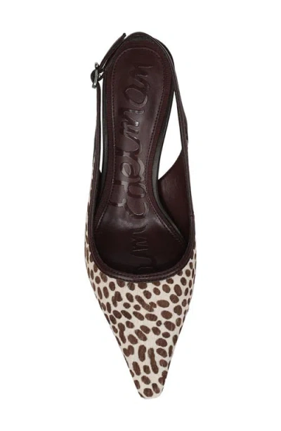 Sam Edelman Bianka Slingback Mesh Pointed Toe Pump In Multi