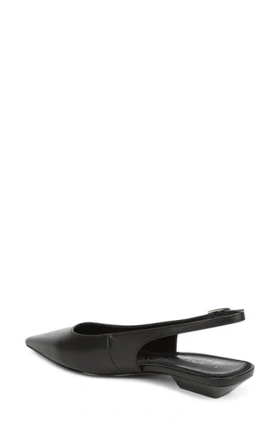 Sam Edelman Netty Slingback Pointed Toe Flat In Black