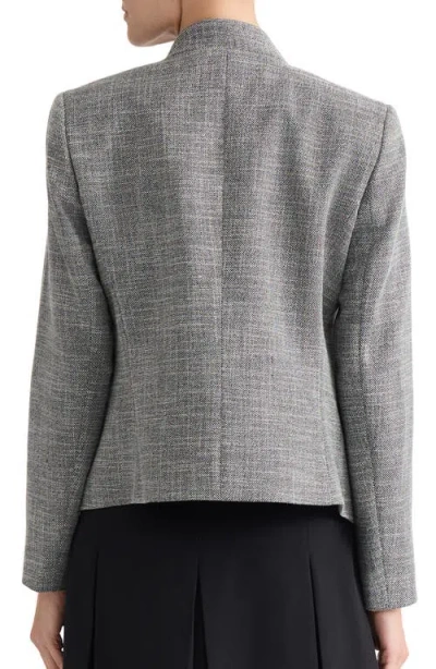 Kasper Tweed Jacket In Gray