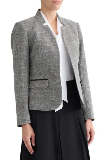 Kasper Tweed Jacket In Gray